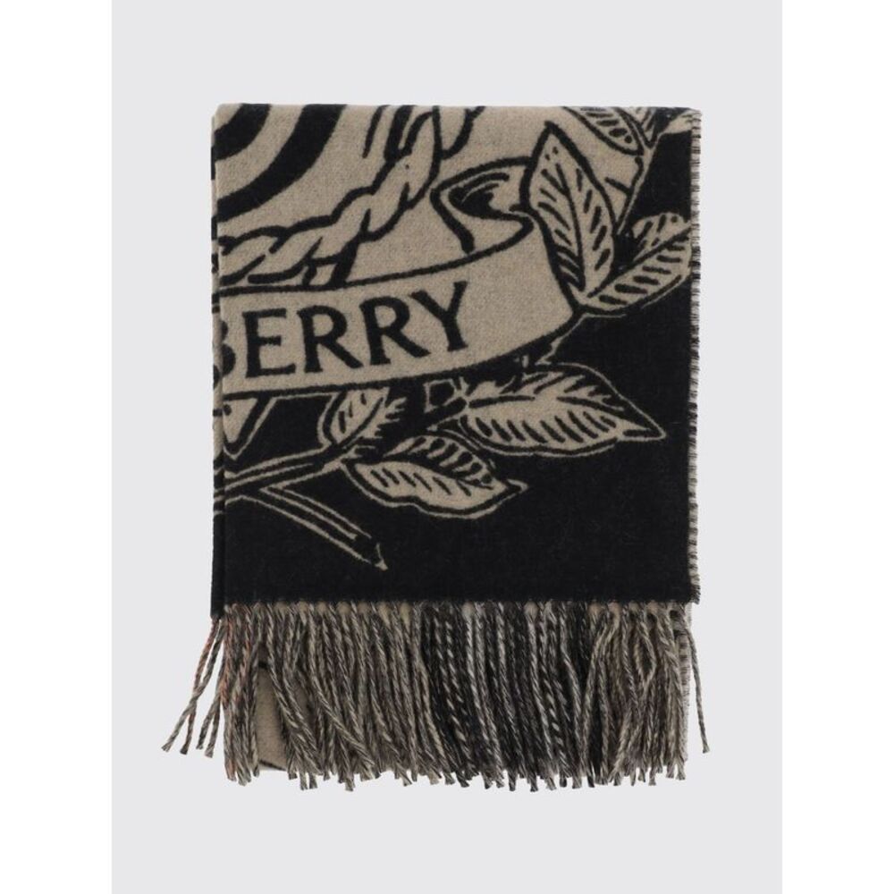 Burberry Women Burberry Vintage Check Scarf In Pure Cashmere With Fringed Edges